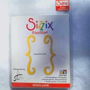 Sizzix Sizzlits Punctuation, Brackets Brand New
